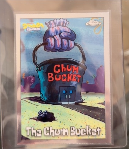 2025 Topps Chrome SpongeBob #48 The Chum Bucket — front