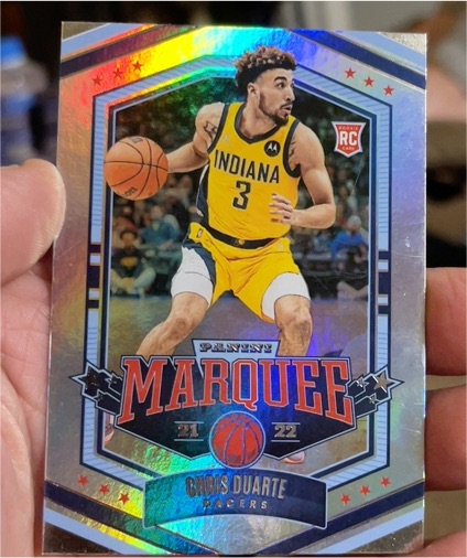 2021-22 Panini Chronicles Marquee #350 Chris Duarte — front