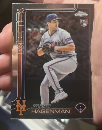 2025 Topps Chrome Update #USC61 Justin Hagenman — front