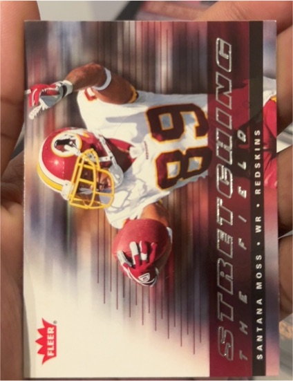 2006 Fleer Stretching the Field #SF-SM Santana Moss — front