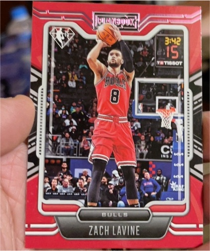 2021-22 Panini Chronicles Playbook #281 Zach LaVine — front