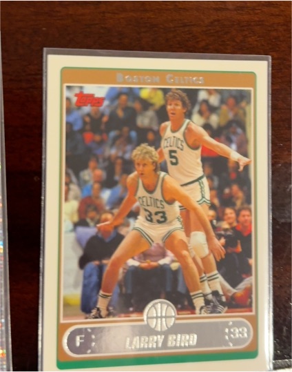 1983-84 Topps #33 Larry Bird — front