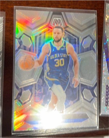 2023-24 Panini Mosaic #3 Stephen Curry — front