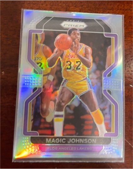 2021-22 Panini Prizm #248 Magic Johnson — front