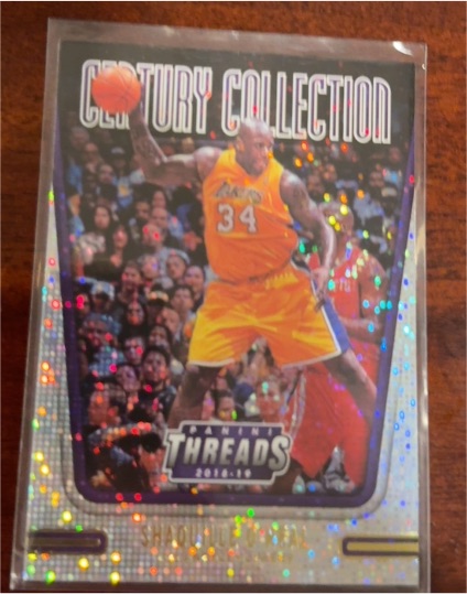 2018-19 Panini Threads Century Collection #9 Shaquille O'Neal — front