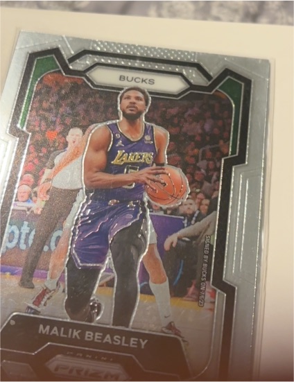2023-24 Panini Prizm #237 Malik Beasley Silver — front