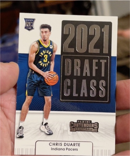 2021-22 Panini Contenders #13 Chris Duarte — front