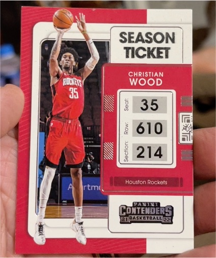 2021-22 Panini Contenders #80 Christian Wood — front