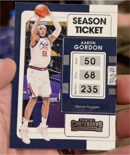 2021-22 Panini Contenders #58 Aaron Gordon — front
