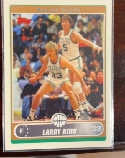 2006-07 Topps #33 Larry Bird — front