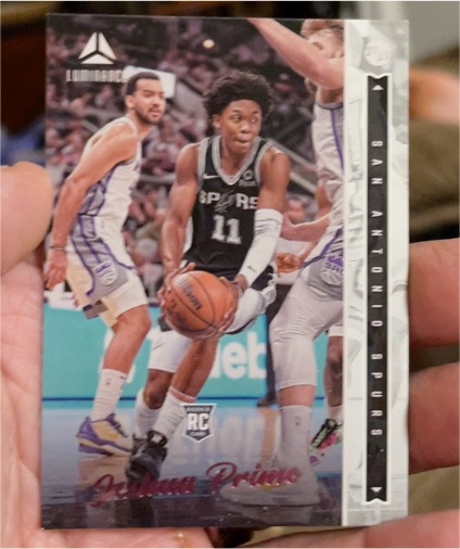 2021-22 Panini Chronicles Luminance #264 Joshua Primo Rookie Card — front