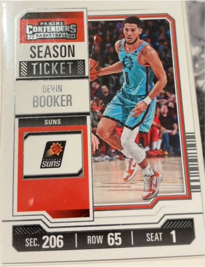 2023-24 Panini Contenders Season Ticket #85 Devin Booker — front