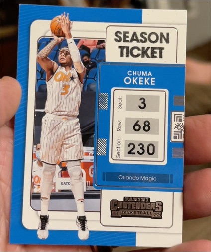 2021-22 Panini Contenders #37 Chuma Okeke — front