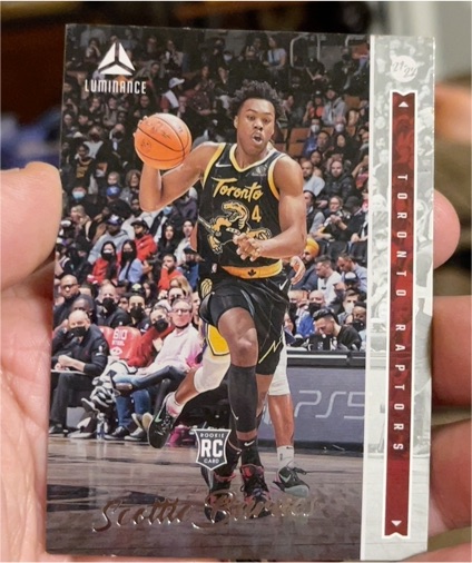 2021-22 Panini Chronicles Luminance #260 Scottie Barnes — front