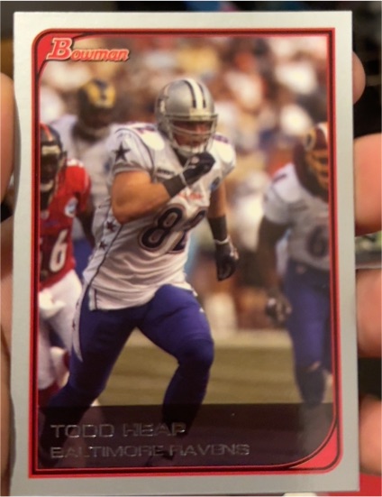 2006 Bowman #98 Todd Heap — front