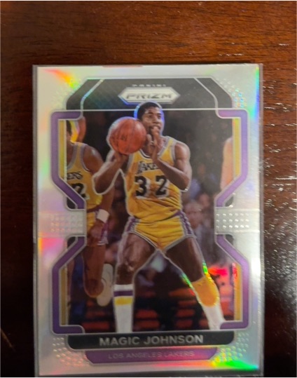 2021-22 Panini Prizm #248 Magic Johnson — front