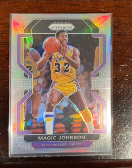 2021-22 Panini Prizm #248 Magic Johnson — front