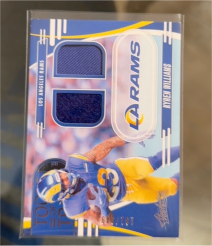 2025 Panini Absolute Tools of the Trade Double #TTD-KWI Kyren Williams — front