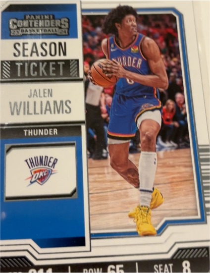 2023-24 Panini Contenders #67 Jalen Williams — front