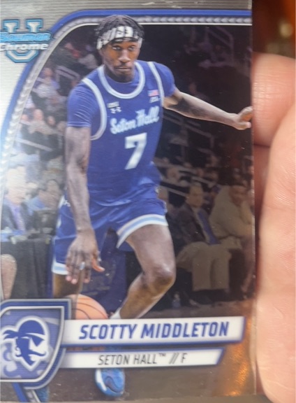 2024-25 Bowman University Chrome #94 Scotty Middleton — front