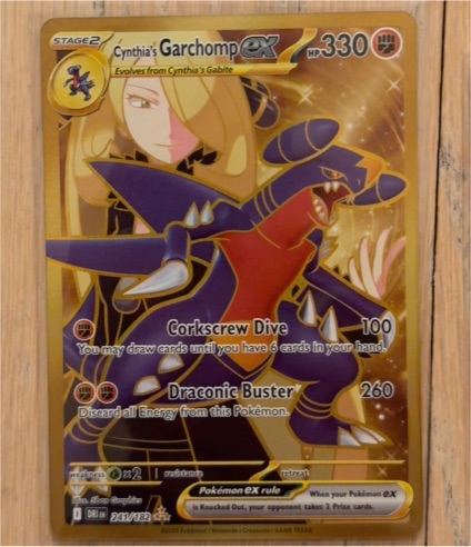 2025 Pokémon TCG Cynthia's Garchomp ex #241/182 — front