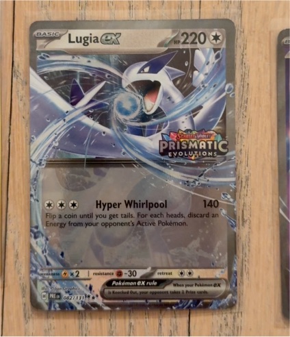 2014 Pokémon Prismatic Evolutions #082 Lugia EX — front