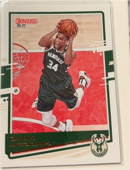 2020-21 Panini Donruss #104 Giannis Antetokounmpo — front