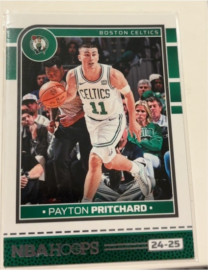2024-25 Panini NBA Hoops #179 Payton Pritchard — front