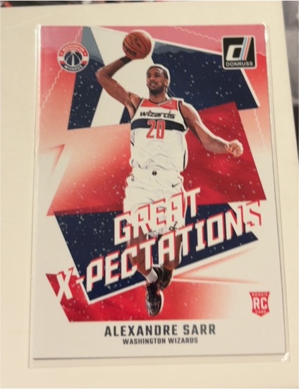 2024-25 Panini Donruss #20 Alexandre Sarr Great X-Pectations — front