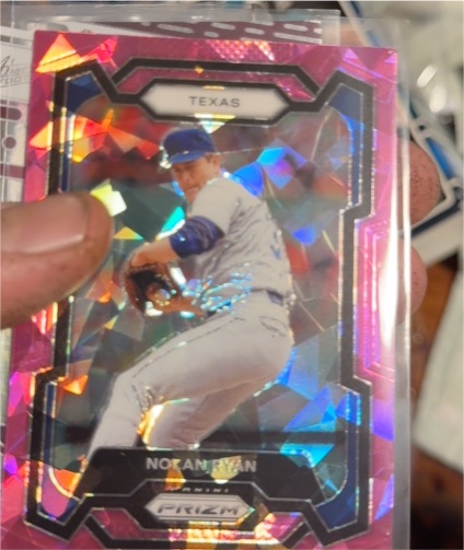 2024 Panini Prizm Nolan Ryan Pink Ice Prizm — front