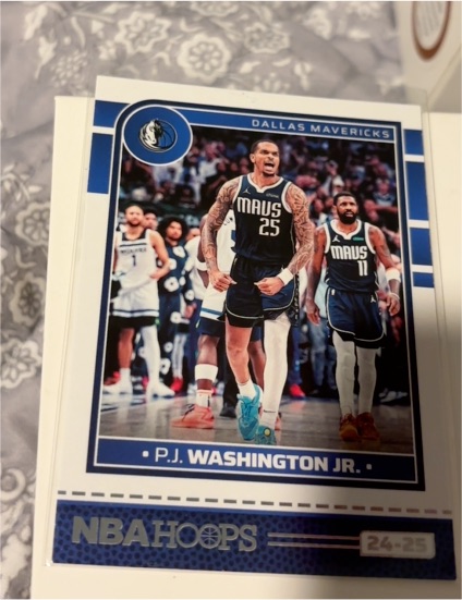 2024-25 Panini NBA Hoops #39 P.J. Washington Jr. — front