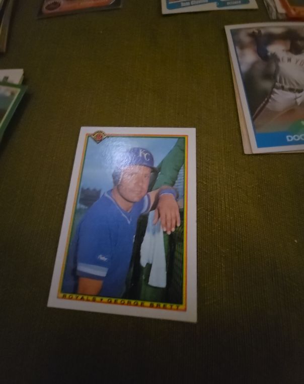 1990 Bowman #382 George Brett — front
