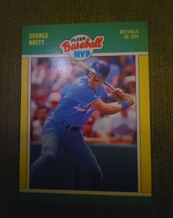 1989 Fleer Baseball MVP #4 George Brett — front