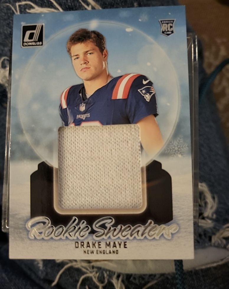 2024 Donruss Rookie Sweater #RHS-DMA Drake Maye — front