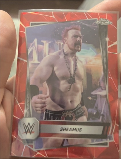 2025 Topps Chrome WWE #132 Sheamus — front