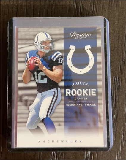 2012 Panini Prestige #229 Andrew Luck Rookie Card — front