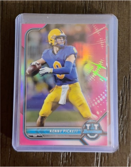 2021 Bowman University #91 Kenny Pickett — front