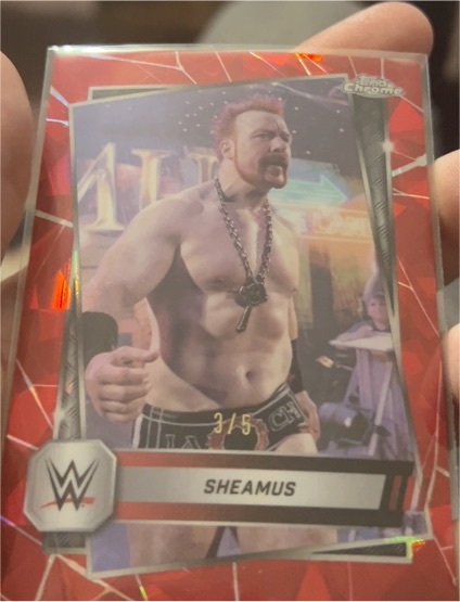 2025 Topps Chrome WWE #132 Sheamus — front