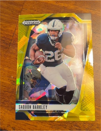2025 Panini Prizm Draft Picks #190 Saquon Barkley — front