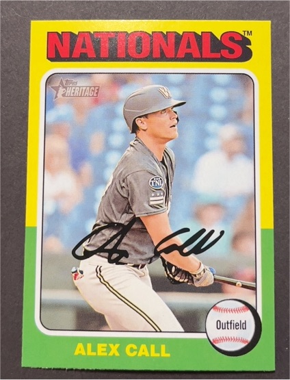 2024 Topps Heritage #113 Alex Call — front