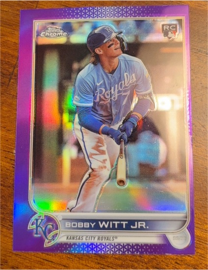 2022 Topps Chrome Update #USC35 Bobby Witt Jr. — front