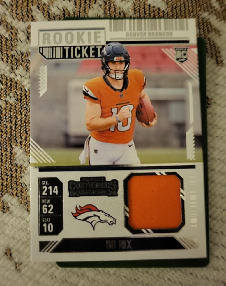 2024 Panini Contenders Rookie Ticket #RTS-BNX Bo Nix — front