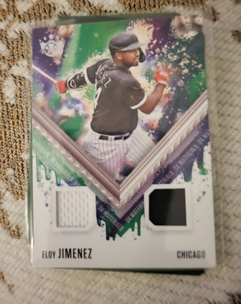 2021 Panini Diamond Kings DK Materials #DKM-EJ Eloy Jimenez — front