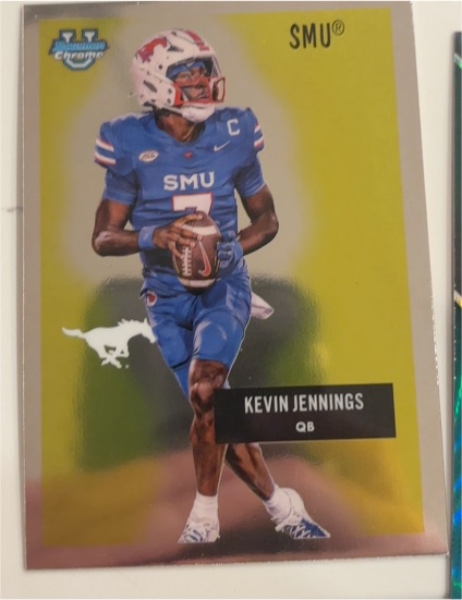 2025 Bowman University Chrome #55AV-10 Kevin Jennings 1955 Bowman Football — front