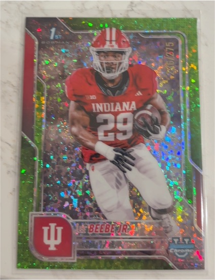 2025 Bowman University Chrome #170 Lee Beebe Jr. — front