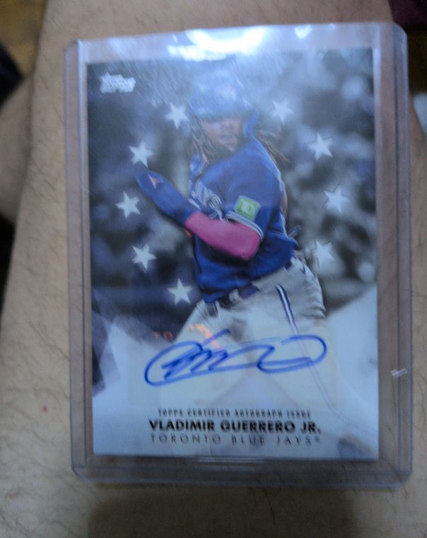 2024 Topps Series 1 Baseball Stars Autographs Vladimir Guerrero Jr. — front
