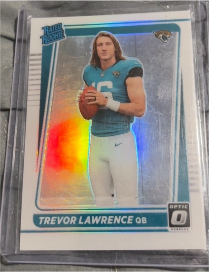 2021 Donruss Optic #201 Trevor Lawrence — front