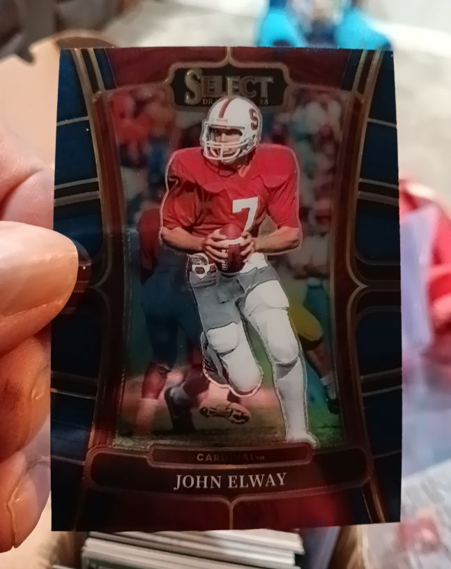 2023 Panini Select Draft Picks #97 John Elway Stanford Cardinal — front