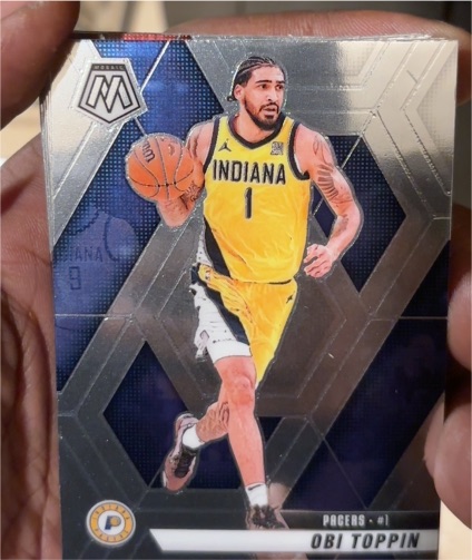 2024-25 Panini Mosaic #4 Obi Toppin — front
