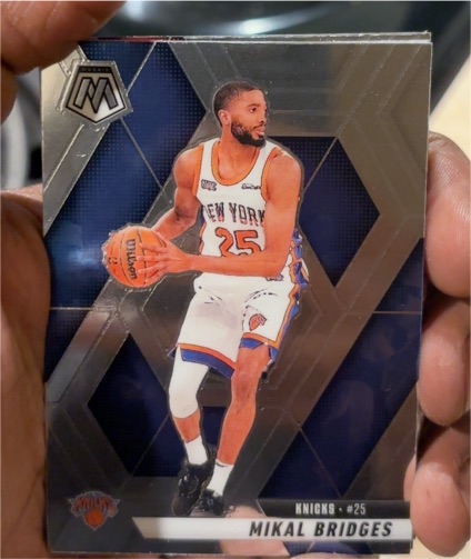 2024-25 Panini Mosaic #41 Mikal Bridges — front